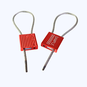 Jhas High Security Logistics Wire Seal Quality Anti-Theft <b>Cable</b> <b>Lock</b>-305 Model 30x33mm for Truck Container Sealing Strip Tag - Product Image 6