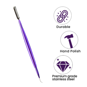 Herramientas Separadoras de Pestañas para Lifting de Pestañas Color Morado, Acero Inoxidable de Alta Calidad, Herramientas para Lifting de Pestañas con Logotipo y Color Personalizados - Product Image 5