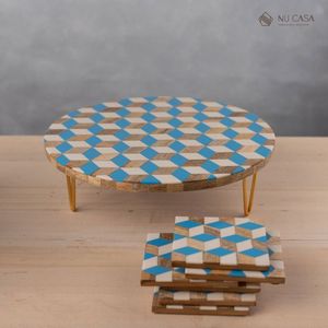 Hand Made Design Resin Cake Stand Resin Cake <b>Platter</b> Epoxy Resin Cake Stand And Resin Cake <b>Platters</b> At factory Wholesale Price - Product Image 5