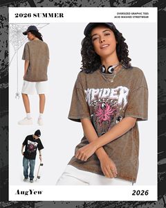 Streetwear Tees T-<b>shirts</b> Vintage Graphic Unisex Cotton Acid Washed Oversized T-<b>Shirts</b> Summer Positive Letter Print Clothes Tops - Product Image 2