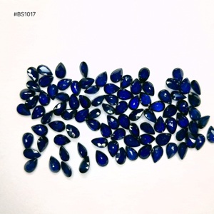 Saphirs bleus de Madagascar de forme ovale et poire, diffusion, 235,88 ct, ensemble de pierres précieuses facettées de qualité 3A pour la création de bijoux sur mesure - Product Image 4