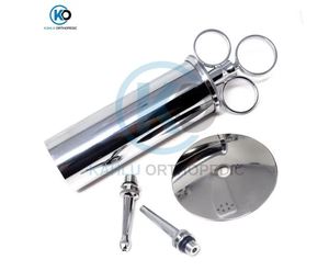 Jeringa para Oídos, Inyector de Vidrio, Muestreador para Ganado, Instrumentos Quirúrgicos Veterinarios Reutilizables de Acero Inoxidable KAHLU ORTHOPEDIC Satin - Product Image 6