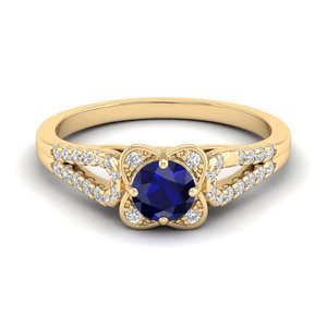 REYES Wholesale Price 925 Sterling <b>Silver</b> Moissanite and Blue Sapphire Gemstone Rings For Women High Quality Fine Jewelry - Product Image 1