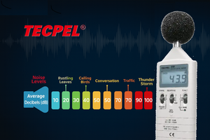 Medidor de Nivel de Sonido Digital TECPEL Dsl-332 de Plástico Duradero con Pantalla de 4 Dígitos y Alta Precisión para Exportación - Product Image 6