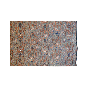 Tissu en coton écologique artisanal indonésien, batik Tulis dessiné à la main, motif traditionnel Bokor Beras Wutah Sogan, décoration intérieure - Product Image 1