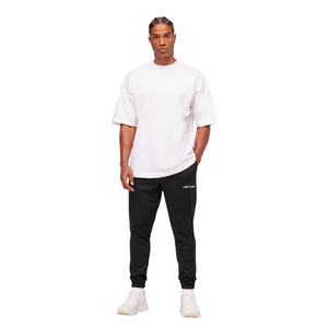 Customized Men Logo Fleece <b>Trouser</b> Slim Tapered Fit Drawstring Waist <b>Cuffed</b> Jogger Pants OEM Apparel Factory Wholesale Suppliers - Product Image 1