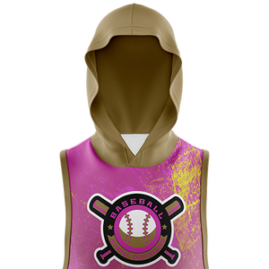 Sudadera sin mangas con capucha y logo frontal para hombre, de forro polar, informal, para invierno, con estampado digital - Product Image 2