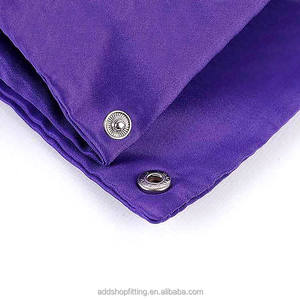 Bolsa de satén para extensiones de cabello Astrid de 29 x 60 cm, plegable, con logotipo personalizado, ecológica, duradera, lavable, reutilizable, con seguridad para colgar. - Product Image 4