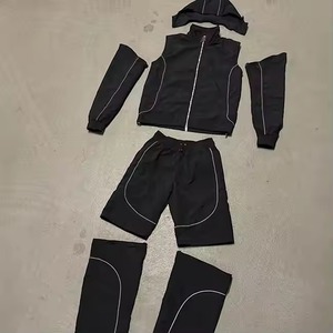 Custom 3m Lightweight Reflective Detachable Zipper Nylon Shorts Sweatsuit Windbreaker <b>Jacket</b> Nylon <b>Track</b> Pants Tracksuit <b>for</b> <b>Men</b> - Product Image 2
