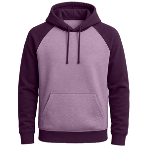Sudadera con Capucha para Hombre, Manga Raglán, Felpa de Algodón, Color Sólido, con Bolsillo, Estilo Casual, para Otoño, Corte Regular - Product Image 4