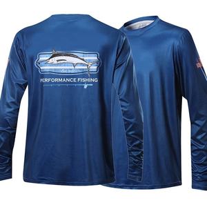 Camisas de Pesca de Manga Larga para Hombre HSI Personalizadas, de Secado Rápido, Transpirables, con Protección UPF, Protección Solar, Ropa de Exterior Estampada, Tallas Grandes - Product Image 2