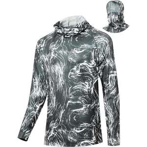 Chemise de pêche pour homme à manches longues, protection solaire, séchage rapide, légère, haute performance, 100% polyester, impression par sublimation - Product Image 1