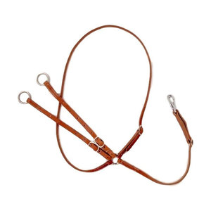 Martingala para caballo de estilo clásico fabricada en Pakistán, diseñada para actividades ecuestres y montar a diario. - Product Image 1