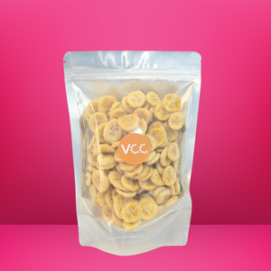 กล้วยฉาบอบแห้งแบบสุญญากาศ สายพันธุ์คาเวนดิช |   กล้วยแท้ 100% หวานธรรมชาติ กรอบ ไม่ใช่พืช GMO พร้อมรับประทาน ผลไม้หั่นเป็นชิ้น ซีเรียล 10 กก. - Product Image 1