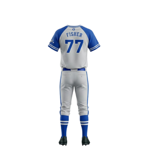 Conjunto de Uniforme de Béisbol Sublimado Personalizado, Antiarrugas, Transpirable, Jersey sin Mangas con Botones Completos y Pantalones con Logotipo Frontal - Product Image 3