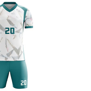 เสื้อและกางเกงวอลเลย์บอลแบบซับลิเมชั่นเต็มตัวสั่งทำขายส่ง ผ้าโพลีเอสเตอร์ 100% ชุดพิมพ์ลายสำหรับทีม - Product Image 3
