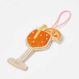 Patch brodé coloré en forme de renne avec cordon de suspension, style vintage, en alliage de zinc et cristal, applique animale mignonne unisexe - Product Image 6