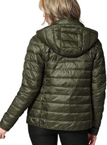 Chaqueta Bomber de alta calidad para mujer, Cazadora Bomber de alta calidad, impermeable, con capucha, 100% poliéster - Product Image 2