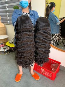 Vente en gros de cheveux vietnamiens Ocean Wavy Lace Front perruque de cheveux humains perruques frontales pour femmes noires - Product Image 5