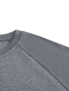 Camiseta de hombre con efecto acid wash, estilo vintage desgastado, hombros caídos, tejido, corte holgado, manga corta, cuello simulado, OEM - Product Image 3