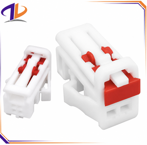 Connecteur de faisceau de câbles électriques automobile à 4 broches mâle/femelle avec contacts en cuivre et boîtier en nylon pour câblage de véhicule - Product Image 1