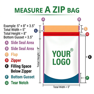 OEM ODM <b>Plastic</b> <b>Packaging</b> Zip Bag Stand Up Pouch for Food Coffee Snacks Nuts Made by PET VMPET PE Manufacturer - Product Image 3