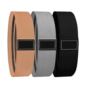 Ensemble de bandes de résistance en tissu avec logo personnalisé, antidérapantes, pour les fessiers, pour la musculation, la remise en forme à domicile, l'entraînement en force - Product Image 3