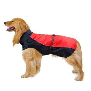 Chaqueta Impermeable para Perros Grandes, Chaleco Reflectante de Dos Tonos con Correa Ajustable en el Vientre para Perros Medianos y Grandes, para Paseos al Aire Libre - Product Image 3