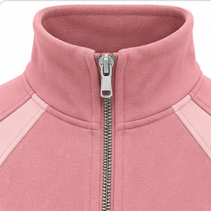 Women Fleece Lounge Set Zip Up Jacket Flare Leg Pants <b>Piped</b> Seams Comfortable Casual Everyday Winter Wholesale Clothing - Product Image 5