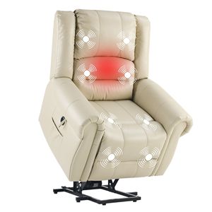 Sofá Cama de Terciopelo con Reposapiés y Portavasos, Sillón Reclinable para Sala de Estar, Patas Metálicas Extraíbles, Categoría de Producto: Sillón de Masaje - Product Image 1