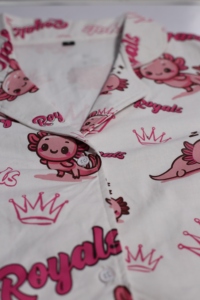 Ensemble pyjama fleuri pour femmes, vêtements de nuit à manches longues boutonnées, ensemble deux pièces, tenue de nuit confortable - Product Image 2
