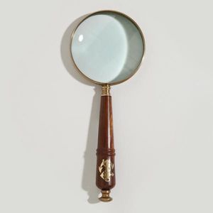 Brass Magnifying Glass Handheld High Definition Lens Reading Tool for Books <b>Maps</b> Newspapers Jewelry Coins Antiques Crafts - Product Image 3
