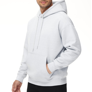 Prix de gros – Sweat à capuche surdimensionné pour homme, personnalisé, en coton mélangé, fabrication sur mesure - Product Image 3