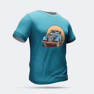 เสื้อยืดแฟชั่นผู้ชายลายกราฟิก DTF ผ้าฝ้ายนุ่มสบาย สวมใส่สบายๆ มีสไตล์ - Product Image 3
