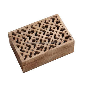 Boîte à bijoux en bois de qualité supérieure très vendue, charmant organisateur sculpté à la main dans différents styles et tailles à des prix abordables - Product Image 5