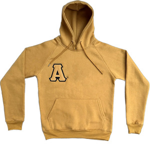 Alfa |   Phi |   Sudadera con Capucha Alpha de Algodón Grueso, Estilo Griego, con Parche de Letras de Chenilla Personalizado, para Universidad, Fraternidad, Unisex, Ropa Urbana - Product Image 1