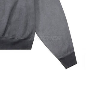 Sweat à capuche déchiré tendance pour homme, style streetwear moderne, avec capuche réglable et poche - Product Image 6