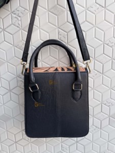 Bolso tote de cuero hecho a mano, estilo gitano bohemio, de cuero genuino, estilo occidental, elegante, para mujer. - Product Image 4
