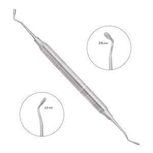 Raspador Dental Anterior y Posterior Tipo H6/H7, Instrumento Periodontal de Acero Inoxidable Zoha Surgico ZS-8782, Certificado CE, Reutilizable - Product Image 5