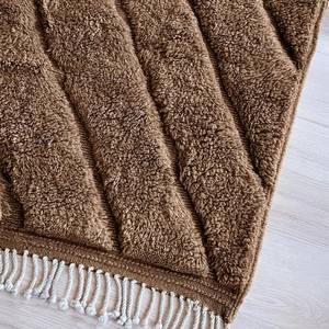 Alfombra Beni Ourain marroquí de lana anudada a mano |   Alfombra berbera hecha a mano |   Alfombra Geométrica de Color Marfil, Tamaño Personalizado, Venta al Por Mayor - Product Image 3