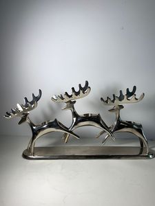 Decoraciones Metálicas para Árbol de Navidad, Diseño de Estrella Recortada, Centro de Mesa Moderno para Decoración Navideña - Product Image 3