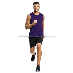 Débardeur de sport pour homme, vente chaude, coton, débardeurs musculaires, vêtements de sport pour homme, débardeur sans manches, service OEM - Product Image 2