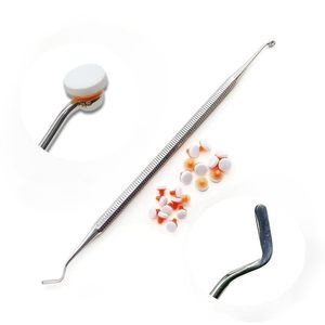 Premium Dental Composite Resin <b>Modeling</b> Instrument Kit | Stainless Steel Handle with <b>Foam</b> Sculpt Pads (Large/Small) Restorative - Product Image 1
