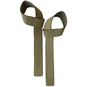 Sangles de levage en cuir avec logo personnalisé OEM, poignées de musculation de haute qualité de bonne taille, prix de gros avec logo personnalisé - Product Image 5