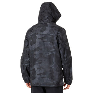 Custom Wholesale Winter Outdoor Canvas Men's Hooded Windbreaker <b>Jacket</b>-<b>Plus</b> <b>Size</b> Front Logo Breathable Eco-Friendly Finished - Product Image 2