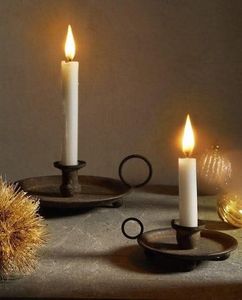 <b>Black</b> Iron Candle Stand Outdoor Garden Decor Durable Metal <b>Holder</b> for Home Decoration - Product Image 3
