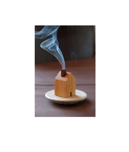 Classic Wooden <b>Incense</b> Burner <b>Holder</b> For Home Temple Prayer Meditation Aromatherapy <b>Stick</b> <b>Incense</b> Stand Natural Wood Tray - Product Image 1
