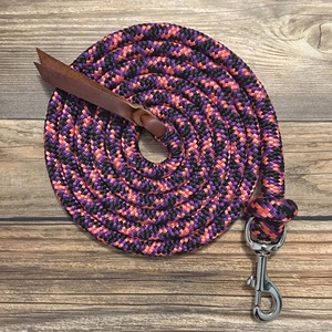 OEM ODM Multi Color Horse <b>Lead</b> <b>Rope</b> with Brass Snap Hook Western Horse Gear Wholesale - Product Image 1