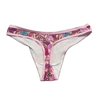 Nouvel arrivage de strings pour femmes sous-vêtements grande taille culotte 100% coton respirant doux Sexy imprimé tongs culottes pour femmes