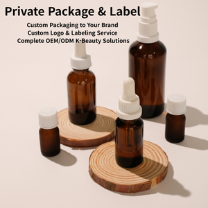 Suero Iluminador Premium K-Beauty con Vitamina C, Algas Marinas, Hamamelis y Té Verde, Marca Privada OEM, Cuidado de la Piel Coreano - Product Image 3